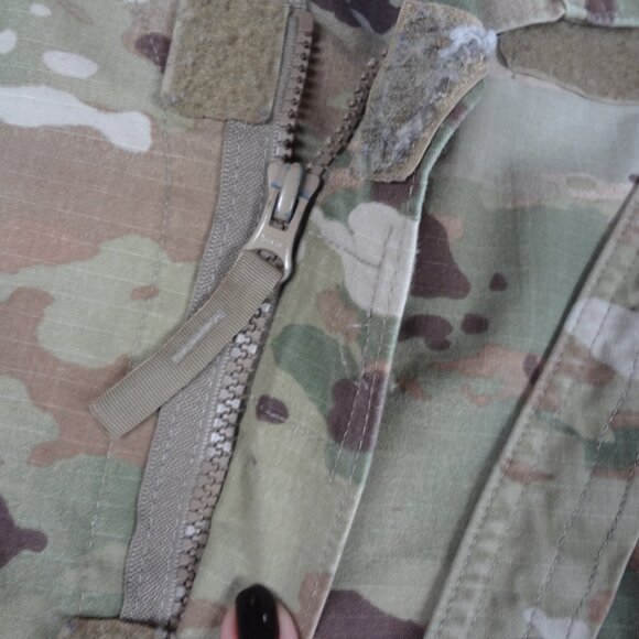 US ARMY CAMOFLAGE UNIFORM COAT JACKET SMALL SHORT CAMO TACTICAL FATIGUES L247 - Picture 4 of 8